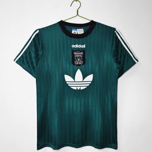 Retro 1995/96 Liverpool Green Jersey
