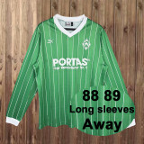 Retro Werder Bremen 1988/89 Away Long Sleeve Jersey