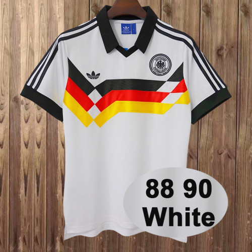 Retro 1988 -1990 Germany White Jersey