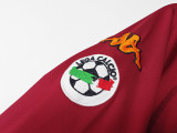 Retro 2001/02 AS Roma Home Long Sleeve Jersey