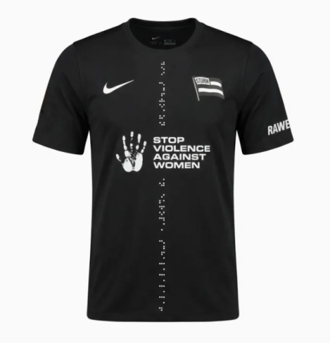 2026 SK Sturm Graz “Stop Violence Against Women” Special Man Jersey | Fan Version