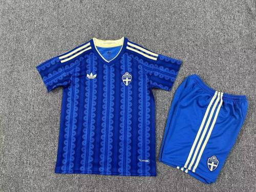 2026 Sweden World Cup Away Kids Kit