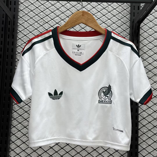 2026 Mexico Away  Women Cropped Jersey