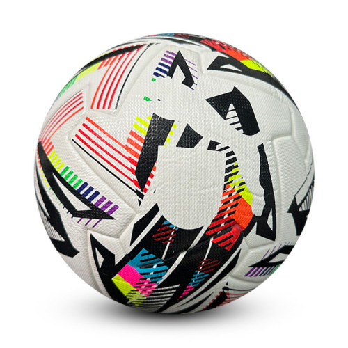 Size 5 Thermal Bonding Leather Outdoor Soccer Ball (Blank)
