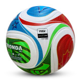 2026 World Cup Size 5 Thermal Bonding Leather Outdoor Soccer Ball (Adidas)