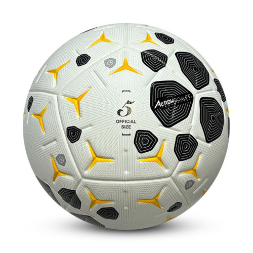 Size 5 Thermal Bonding Leather Outdoor Soccer Ball (Blank)