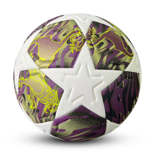 Size 5 Thermal Bonding Leather Outdoor Soccer Ball (Adidas)