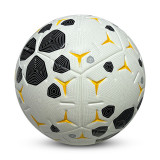 Size 5 Thermal Bonding Leather Outdoor Soccer Ball (Blank)