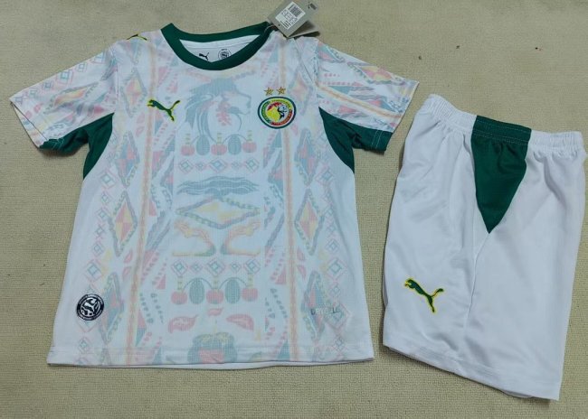 2026 Senegal World Cup Home Kids Kit