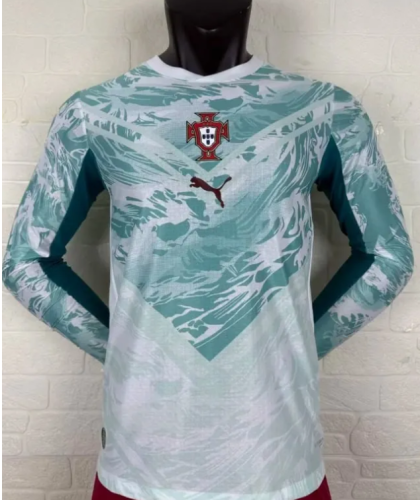 Player Version |  2026 Portugal World Cup Away Long Sleeve Men Jersey