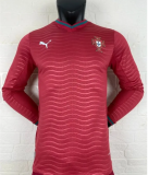 Player Version | 2026 Portugal World Cup Home Long Sleeve Men Jersey