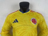 Players Version | 2026 Colombia World Cup Home Long Sleeve Man Jersey
