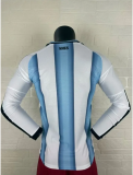 Player Version |  2026 Argentina World Cup Home Long Sleeve Jersey