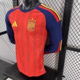 Player Version | 2026 Spain World Cup Home Long Sleeve Man Jersey