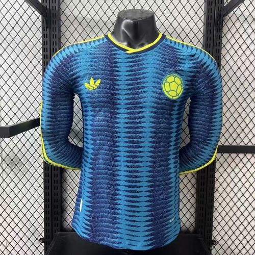 Players Version | 2026 Colombia World Cup Away Long Sleeve Man Jersey