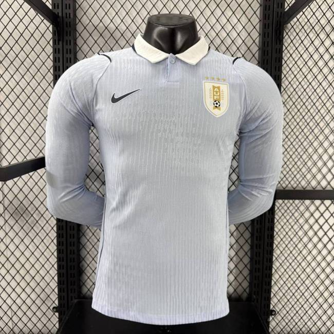 2026 Uruguay World Cup Home Long Sleeve Man Jersey | Player Version