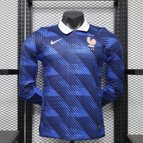 2026 France World Cup Home Long Sleeve Man Jersey | Player Version