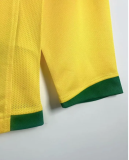 Retro 2006 Brazil Home Long Sleeve Jersey