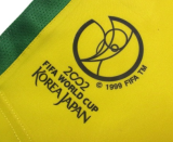 Retro 2002 Brazil World Cup Home Long Sleeve Jersey