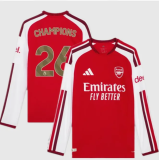 26/27 Arsenal Home Champions Long Sleeve Man Jersey | Fan Version