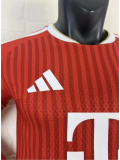 26/27 Bayern Munich Home Long Sleeve Man Jersey |  Player Version