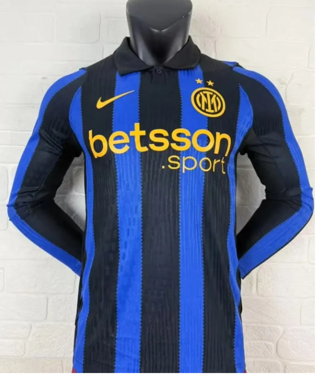 26/27 Inter Milan Home Long Sleeve Man Jersey | Player Version