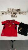 2026 Egypt World Cup Home Kids Kit