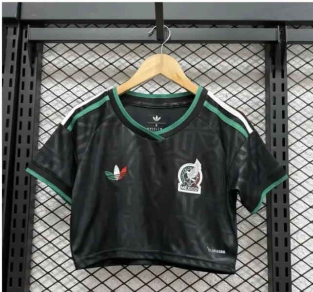 2026 Mexico World Cup Third Away Women Cropped Jersey