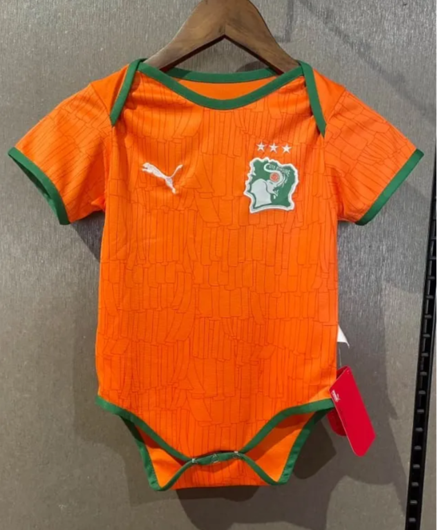2026 Ivory Coast World Cup Home Baby Jersey