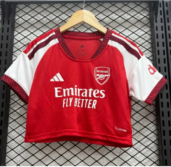 26/27 Arsenal Home Home Women Cropped Jersey