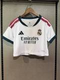 26/27 Real Madrid Home Women Cropped Jersey