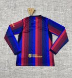 26/27 Barcelona Home Long Sleeve Men Jersey | Fan Version
