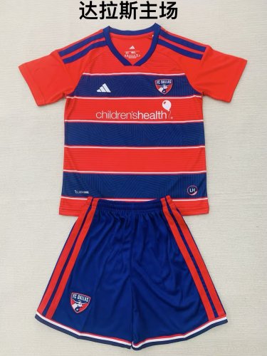 26/27 FC Dallas Home Kids Kit