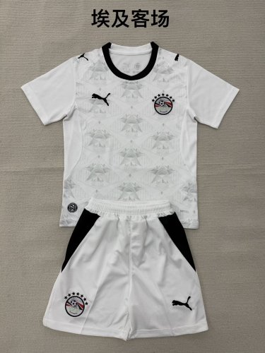 2026 Egypt World Cup Away Kids Kit