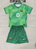 26/27 Barcelona Goalkeeper Kids Kit