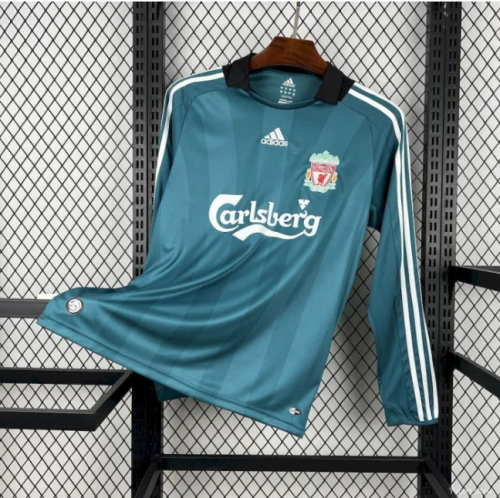 Retro 2008/09 Liverpool Third  Away Long Sleeve Jersey