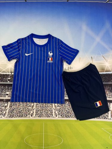 2026 France World Cup Pre-Match Kids Kit