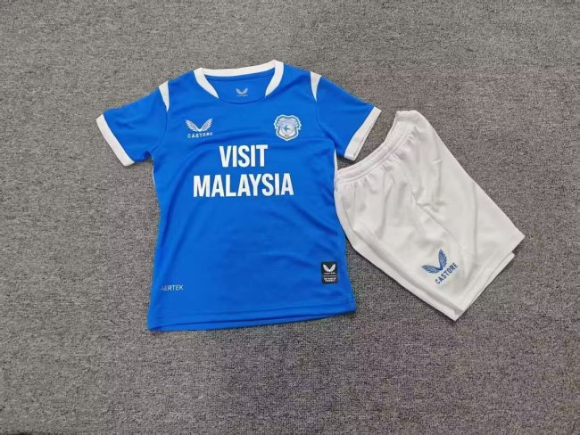 26/27 Cardiff City Home Kids Kit