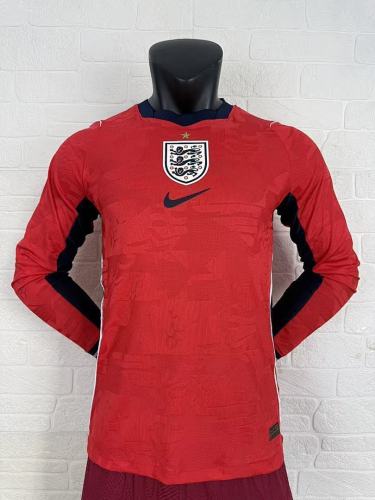 Copy Player Version  2026 England World Cup Away Long Sleeve Man Jersey
