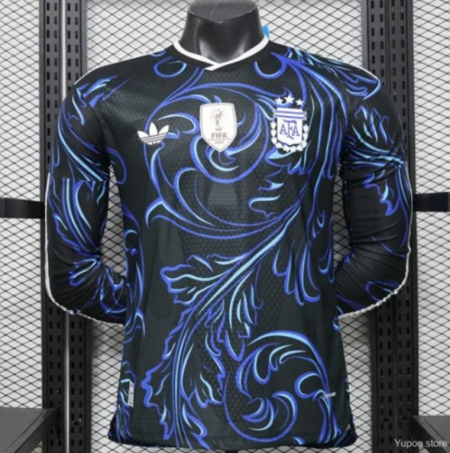 2026 Argentina World Cup Away Long Sleeve Men Jersey |  Player Version