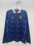 Fan Version | 2026 France World Cup Home Long Sleeve Man Jersey