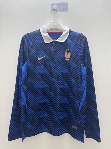 Fan Version | 2026 France World Cup Home Long Sleeve Man Jersey