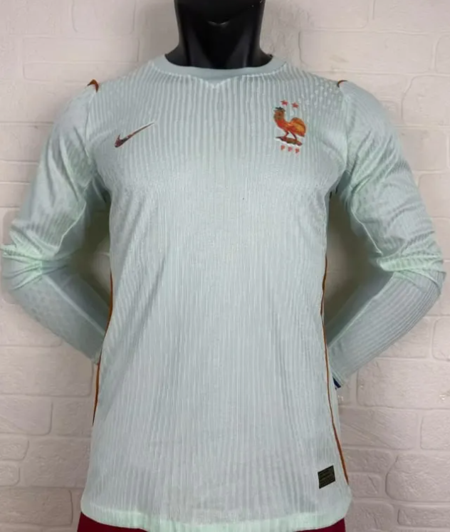 Player Version |  2026 France World Cup Away Long Sleeve Man Jersey |