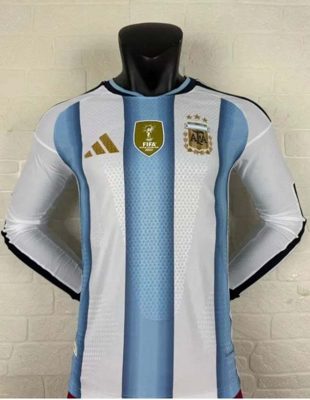 Player Version |  2026 Argentina World Cup Home Long Sleeve Jersey