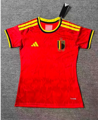 Fan Version |  2026 Belgium World Cup Home Women Jersey