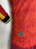 Players Version |   2026 Belgium World Cup Home Long sleeve Jersey