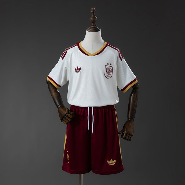 2026 Spain World Cup Away 2-Star Champion Edition Kids Kit