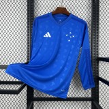 26/27 Cruzeiro Home Man Long Sleeve Jersey | Fan Version
