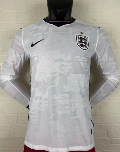 Player Version | 2026 England World Cup Home Long Sleeve Man Jersey