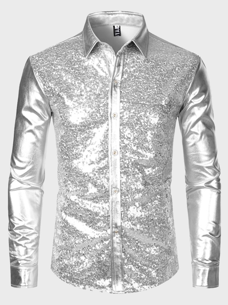 glitter dress shirt
